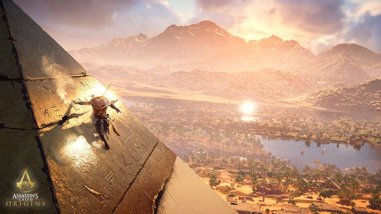 L'Egypte vue depuis les pyramides dans Assassin's Creed Origins